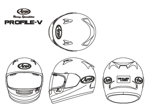 Arai ontwerp en win Arai ontwerp en win
