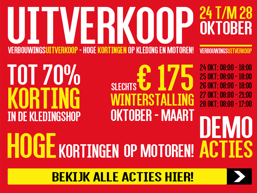 Grote verbouwingsuitverkoop