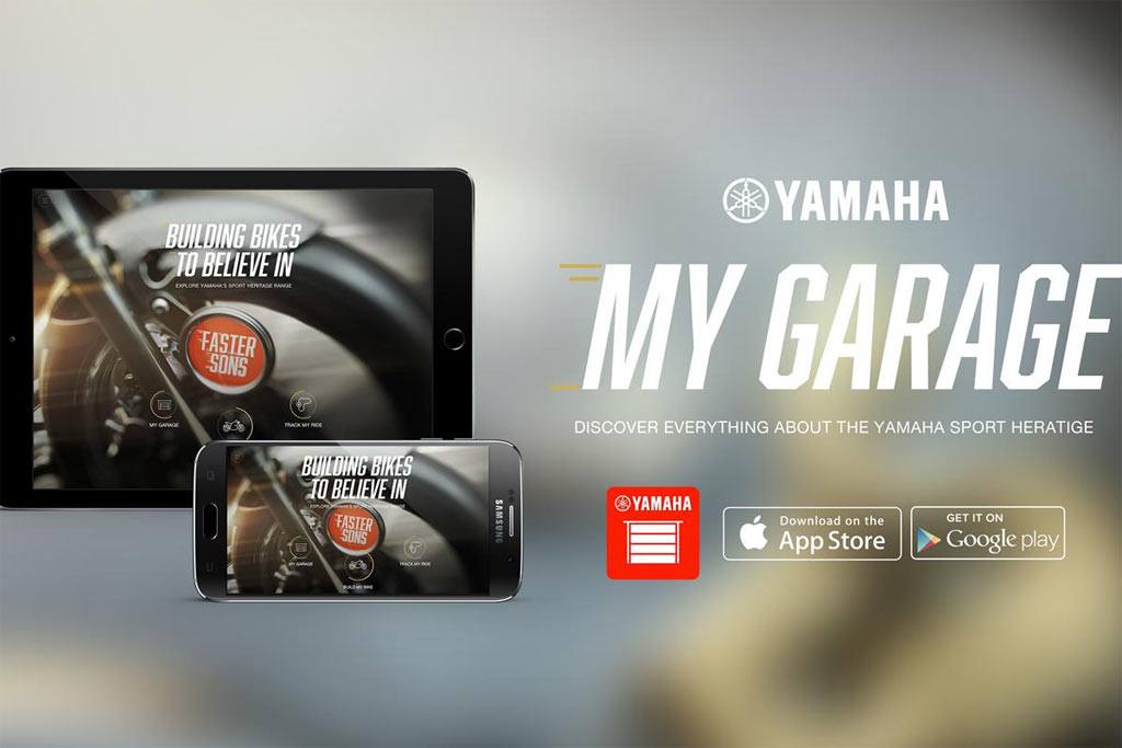 Yamaha My Garage app 2018 Yamaha My Garage app 2018